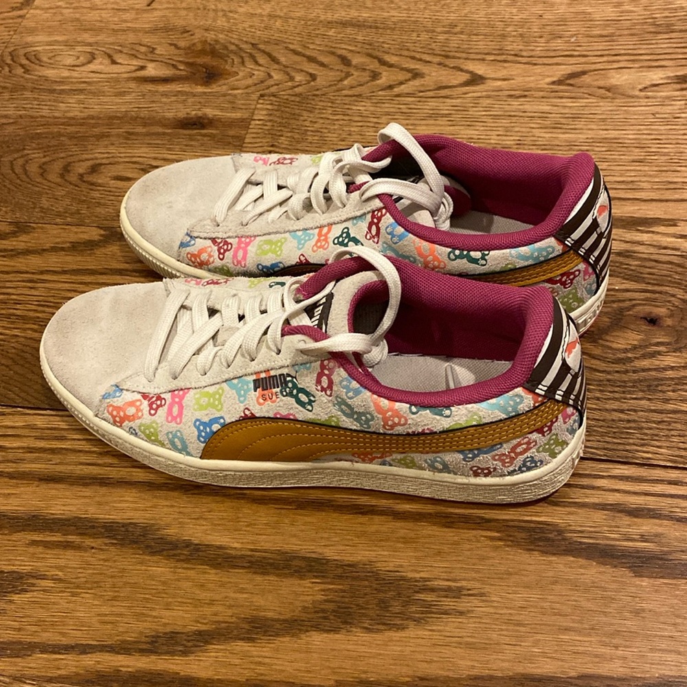 PUMA Suede GUMMIE BEAR Multi Color Casual Shoes Sneakers Size 7